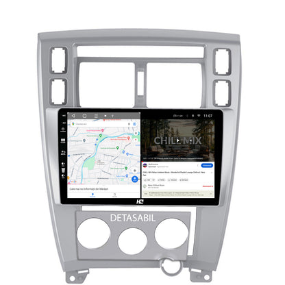 Navigatie HUB64 Hyundai Tucson (2004-2009), 2GB RAM, Android, GPS, Wi-FI, Carplay, Android Auto, USB, Bluetooth, Radio, Waze, Touchscreen, 10.1 inch
