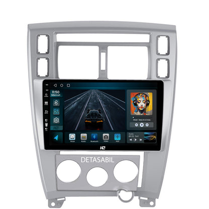 Navigatie HUB64 Hyundai Tucson (2004-2009), 2GB RAM, Android, GPS, Wi-FI, Carplay, Android Auto, USB, Bluetooth, Radio, Waze, Touchscreen, 10.1 inch