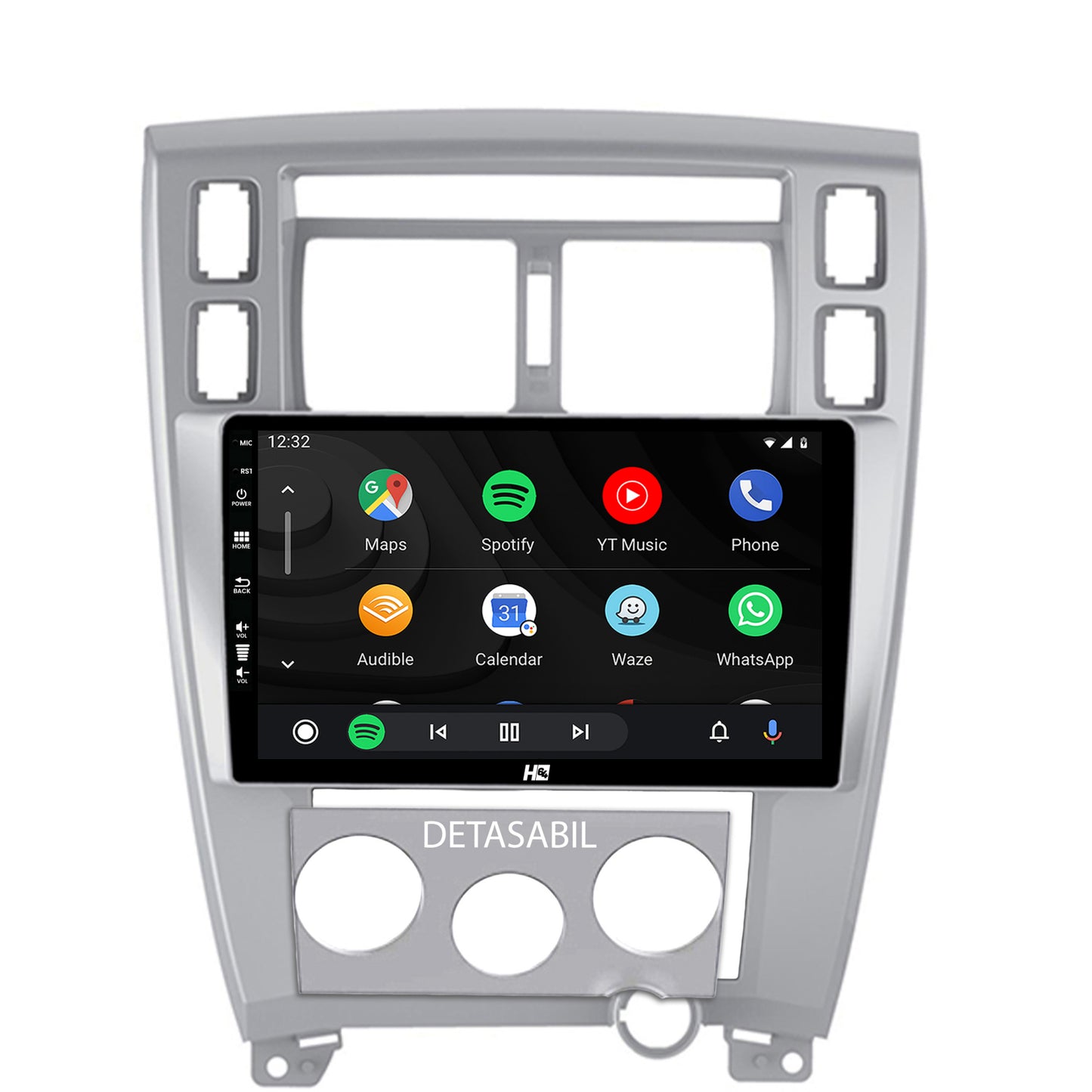 Navigatie HUB64 Hyundai Tucson(2004-2009), 4GB RAM, Android, Quadcore, DSP, GPS, Wi-FI, Carplay, Android Auto, USB, Bluetooth, Waze, Touchscreen, 10.1 Inch