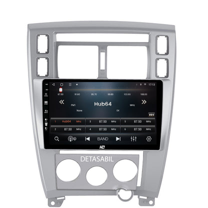 Navigatie HUB64 Hyundai Tucson(2004-2009), 4GB RAM, Android, Quadcore, DSP, GPS, Wi-FI, Carplay, Android Auto, USB, Bluetooth, Waze, Touchscreen, 10.1 Inch