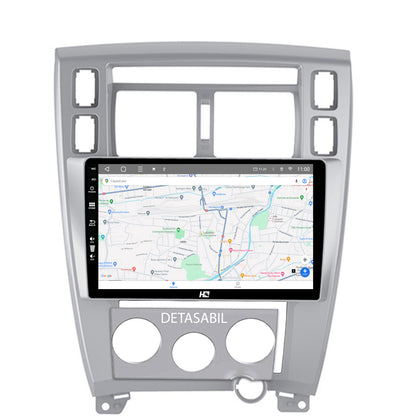 Navigatie HUB64 Hyundai Tucson (2004-2009), 6GB RAM, Android, Octacore, Slot Sim 4G, DSP, GPS, Wi-FI, Carplay, Android Auto, USB, Bluetooth, Waze, Touchscreen, 10.1 Inch