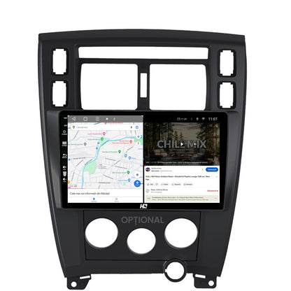 Navigatie HUB64 Hyundai Tucson (2006-2013), 2GB RAM, Android, GPS, Wi-FI, Carplay, Android Auto, USB, Bluetooth, Radio, Waze, Touchscreen, 10.1 inch