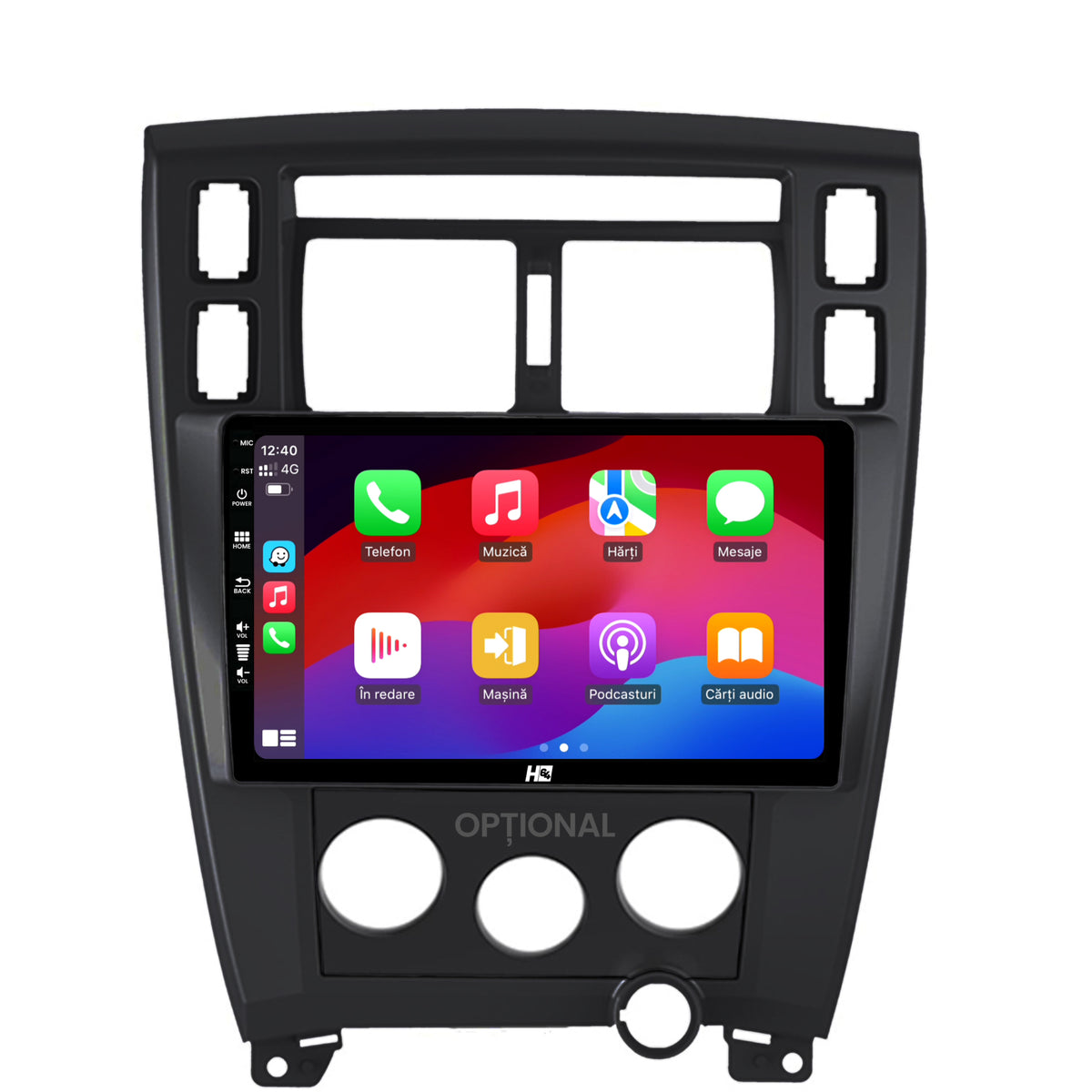 Navigatie HUB64 Hyundai Tucson (2006-2013), 4GB RAM, Android, Octacore, Slot Sim 4G, DSP, GPS, Wi-FI, Carplay, Android Auto, USB, Bluetooth, Waze, Touchscreen, 10.1 inch