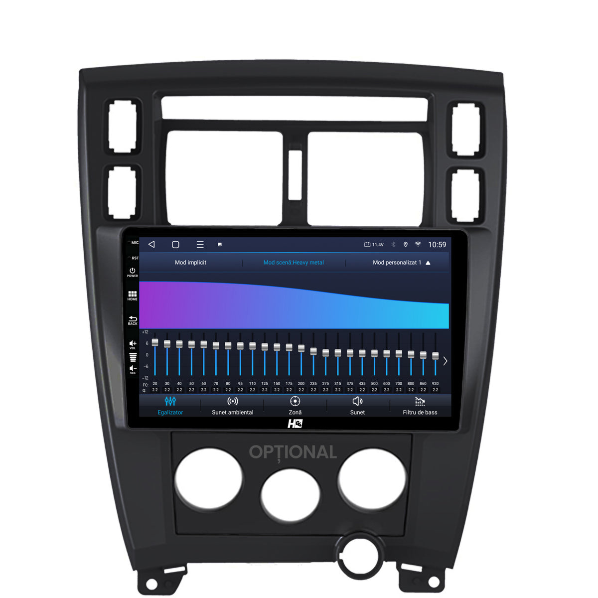 Navigatie HUB64 Hyundai Tucson (2006-2013), 6GB RAM, Android, Octacore, Slot Sim 4G, DSP, GPS, Wi-FI, Carplay, Android Auto, USB, Bluetooth, Waze, Touchscreen, 10.1 Inch