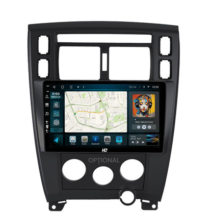 Navigatie HUB64 Hyundai Tucson (2006-2013), 6GB RAM, Android, Octacore, Slot Sim 4G, DSP, GPS, Wi-FI, Carplay, Android Auto, USB, Bluetooth, Waze, Touchscreen, 10.1 Inch