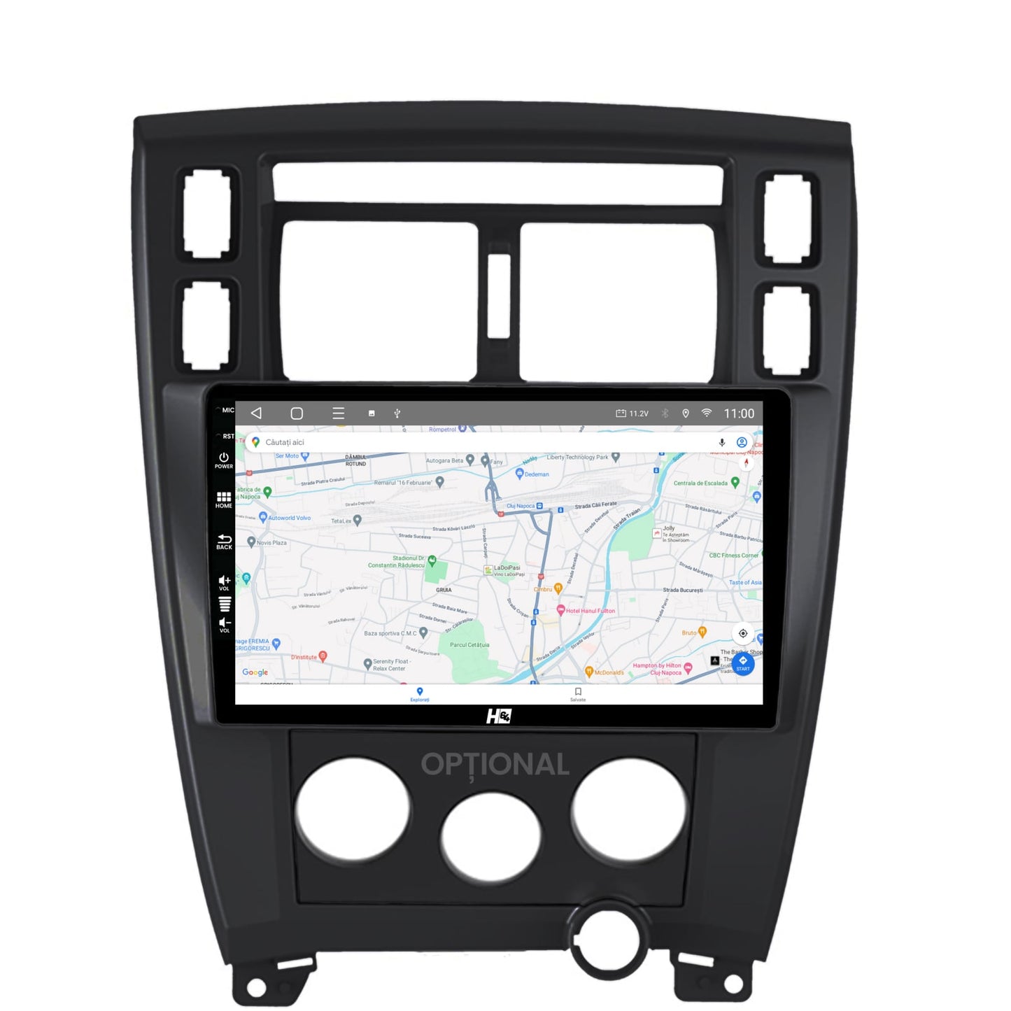 Navigatie HUB64 Hyundai Tucson (2006-2013), 6GB RAM, Android, Octacore, Slot Sim 4G, DSP, GPS, Wi-FI, Carplay, Android Auto, USB, Bluetooth, Waze, Touchscreen, 10.1 Inch