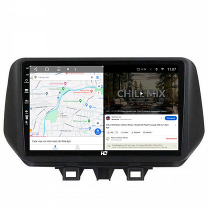 Navigatie HUB64 Hyundai Tucson (2018-2020), 2GB RAM, Android, GPS, Wi-FI, Carplay, Android Auto, USB, Bluetooth, Radio, Waze, Touchscreen, 9 inch