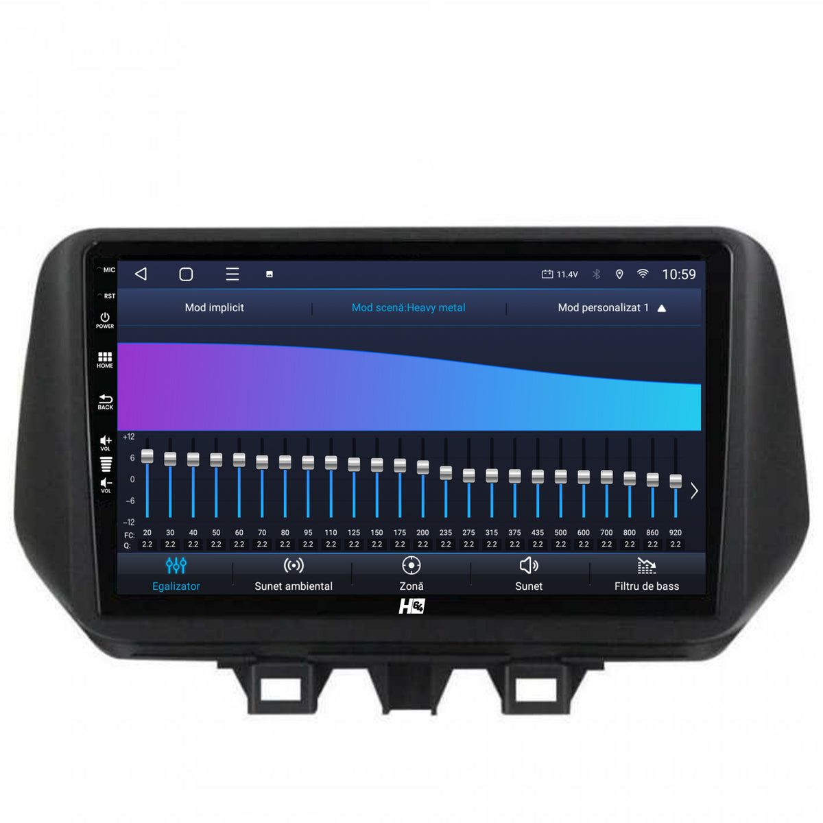 Navigatie HUB64 Hyundai Tucson (2018-2020), 4GB RAM, Android, Octacore, Slot Sim 4G, DSP, GPS, Wi-FI, Carplay, Android Auto, USB, Bluetooth, Waze, Touchscreen, 9 inch