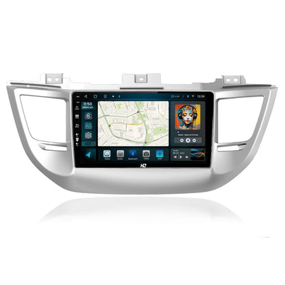 Navigatie HUB64 Hyundai Tucson 3 (2015-2018), 8GB RAM, Android, Octacore, Slot Sim 4G, DSP, GPS, Wi-FI, Carplay, Android Auto, USB, Bluetooth, Waze, Touchscreen, 9 Inch