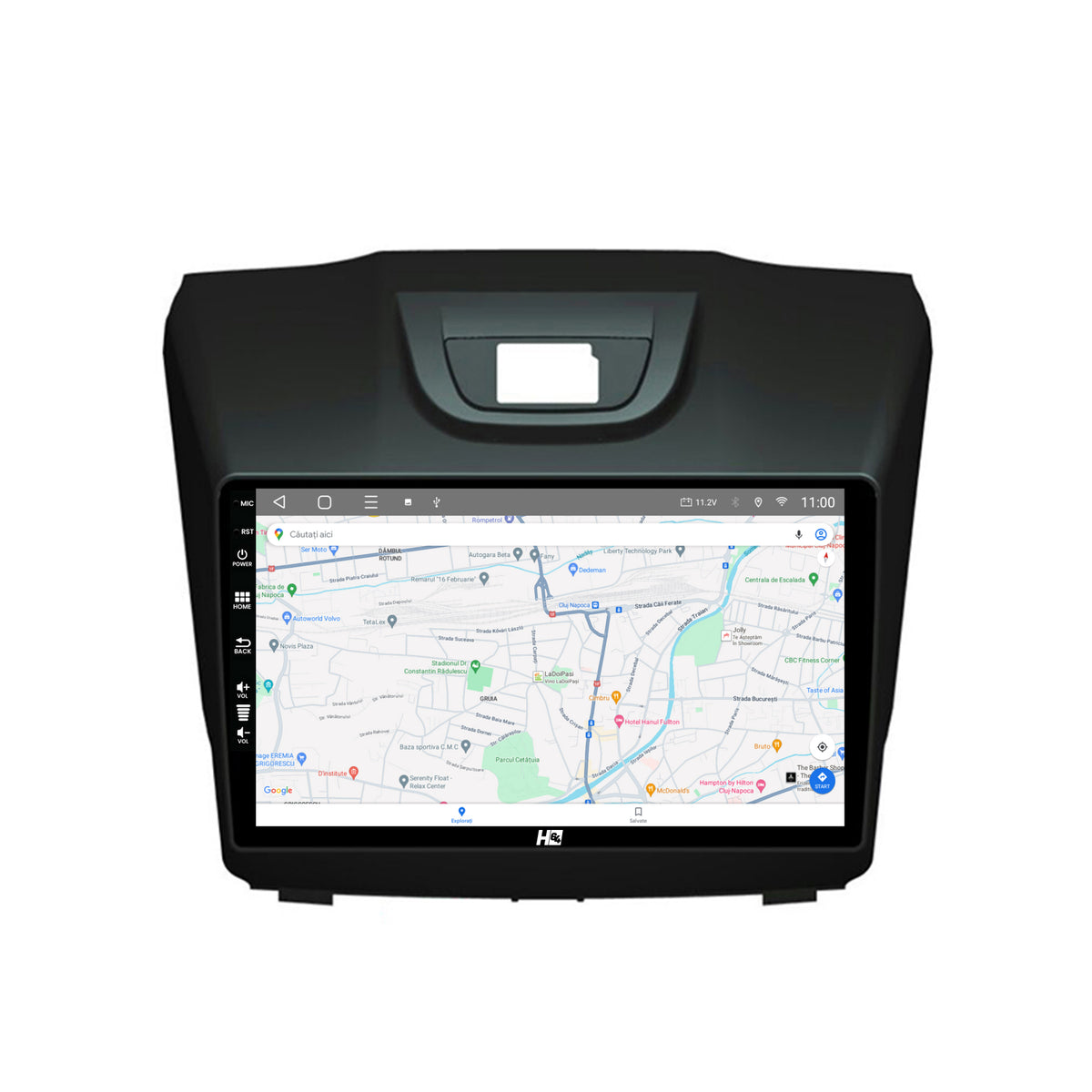 Navigatie HUB64 Isuzu D-MAX (2015+), 4GB RAM, Android, Octacore, Slot Sim 4G, DSP, GPS, Wi-FI, Carplay, Android Auto, USB, Bluetooth, Waze, Touchscreen, 9 inch