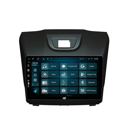 Navigatie HUB64 Isuzu D-MAX (2015+), 4GB RAM, Android, Octacore, Slot Sim 4G, DSP, GPS, Wi-FI, Carplay, Android Auto, USB, Bluetooth, Waze, Touchscreen, 9 inch