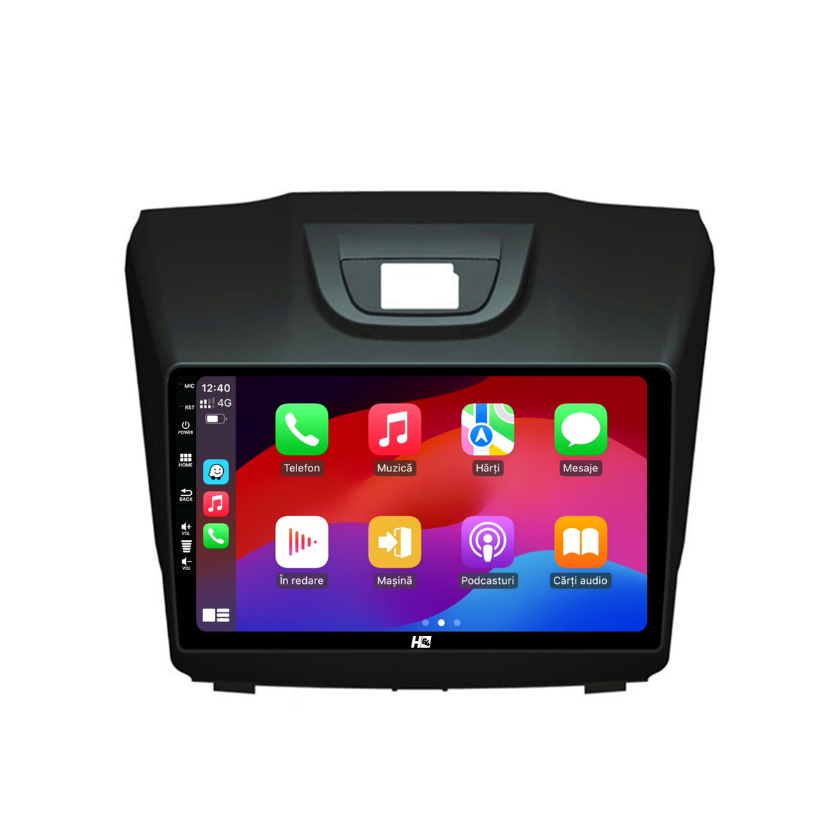 Navigatie HUB64 Isuzu D-MAX (2015+), 4GB RAM, Android, Octacore, Slot Sim 4G, DSP, GPS, Wi-FI, Carplay, Android Auto, USB, Bluetooth, Waze, Touchscreen, 9 inch