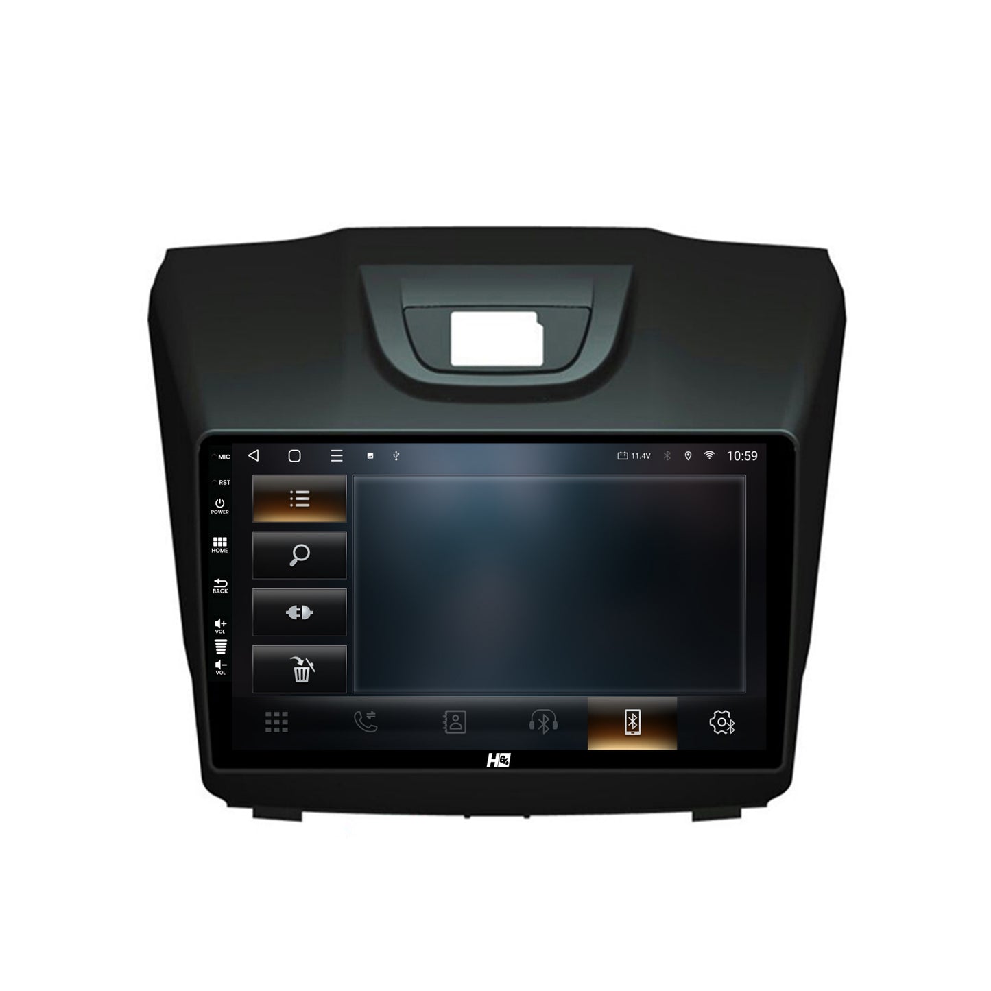 Navigatie HUB64 Isuzu D-MAX (2015+), 8GB RAM, Android, Octacore, Slot Sim 4G, DSP, GPS, Wi-FI, Carplay, Android Auto, USB, Bluetooth, Waze, Touchscreen, 9 Inch