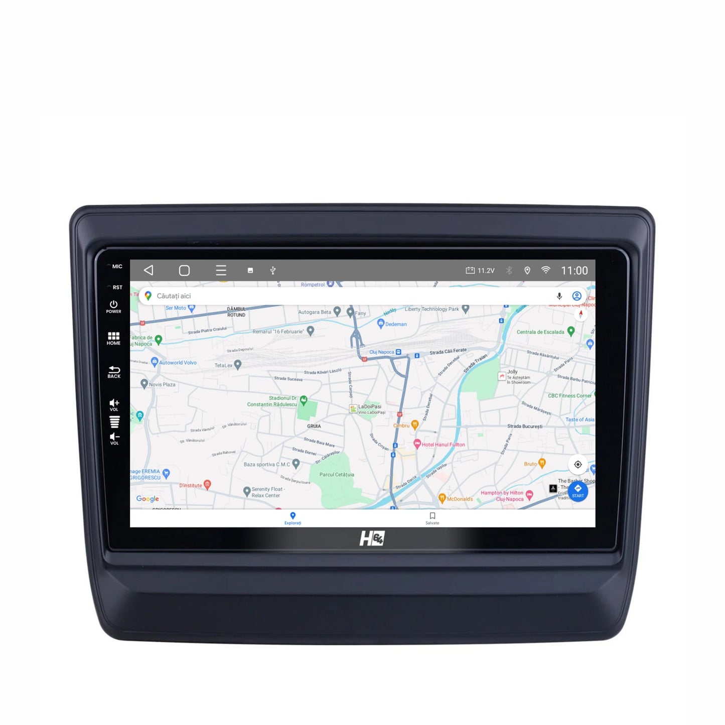 Navigatie HUB64 Isuzu D-MAX (2020+), 8GB RAM, Android, Octacore, Slot Sim 4G, DSP, GPS, Wi-FI, Carplay, Android Auto, USB, Bluetooth, Waze, Touchscreen, 9 Inch