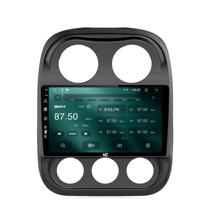 Navigatie HUB64 Jeep Compass (2009-2016), 2GB RAM, Android, GPS, Wi-FI, Carplay, Android Auto, USB, Bluetooth, Radio, Waze, Touchscreen, 10.1 inch