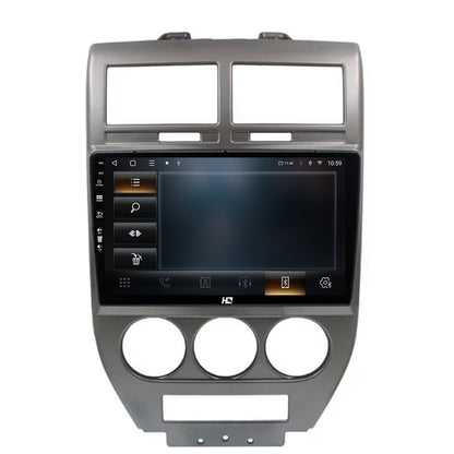 Navigatie HUB64 Jeep Compass/Patriot (2006-2010), 2GB RAM, Android, GPS, Wi-FI, Carplay, Android Auto, USB, Bluetooth, Radio, Waze, Touchscreen, 10.1 Inch