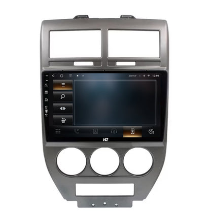 Navigatie HUB64 Jeep Compass/Patriot (2006-2010), 4GB RAM, Android, Octacore, Slot Sim 4G, DSP, GPS, Wi-FI, Carplay, Android Auto, USB, Bluetooth, Waze, Touchscreen, 9 inch