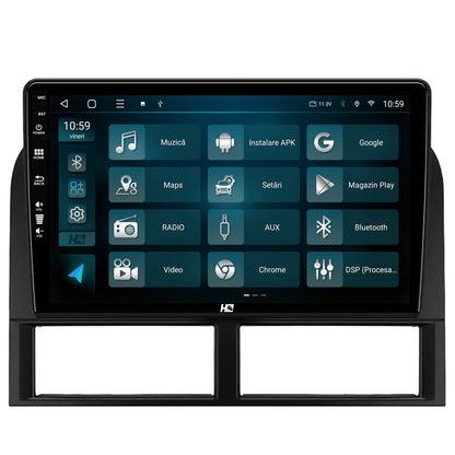 Navigatie HUB64 Jeep Grand Cherokee (1998-2004), 4GB RAM, Android, Quadcore, DSP, GPS, Wi-FI, Carplay, Android Auto, USB, Bluetooth, Waze, Touchscreen, 9 inch