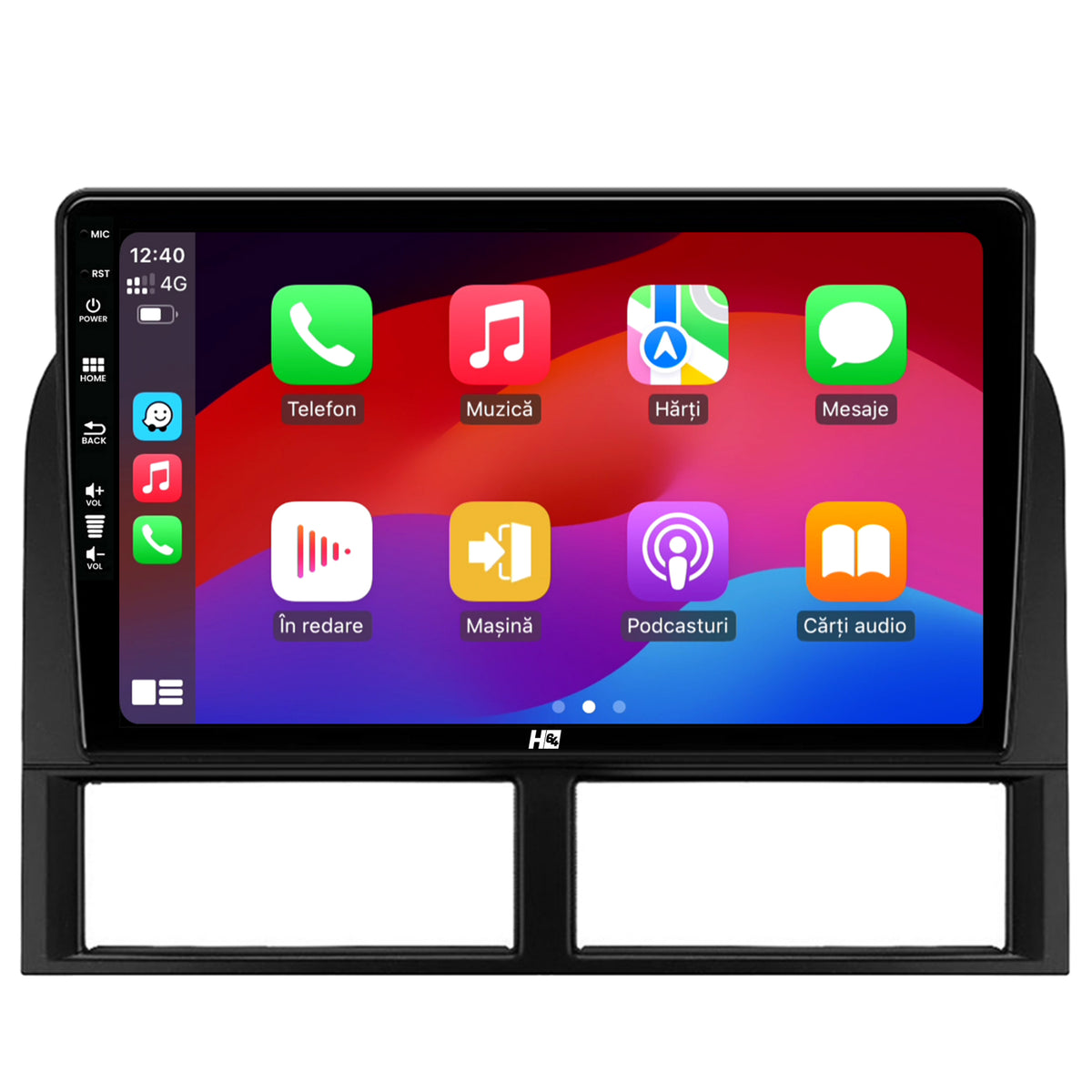 Navigatie HUB64 Jeep Grand Cherokee (1998-2004), 4GB RAM, Android, Quadcore, DSP, GPS, Wi-FI, Carplay, Android Auto, USB, Bluetooth, Waze, Touchscreen, 9 inch
