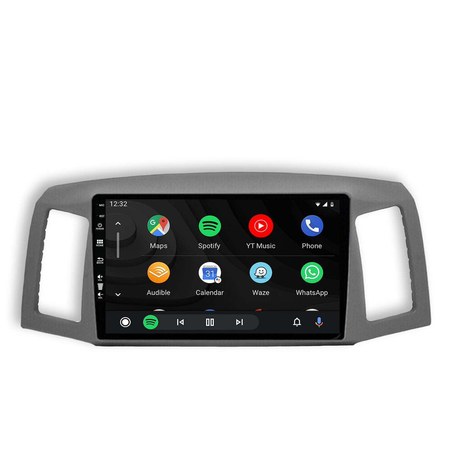Navigatie HUB64 Jeep Grand Cherokee (2004-2007), 8GB RAM, Android, Octacore, Slot Sim 4G, DSP, GPS, Wi-FI, Carplay, Android Auto, USB, Bluetooth, Waze, Touchscreen, 9 Inch