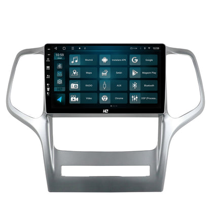 Navigatie HUB64 Jeep Grand Cherokee (2010-2013), 4GB RAM, Android, Quadcore, DSP, GPS, Wi-FI, Carplay, Android Auto, USB, Bluetooth, Waze, Touchscreen, 9 inch