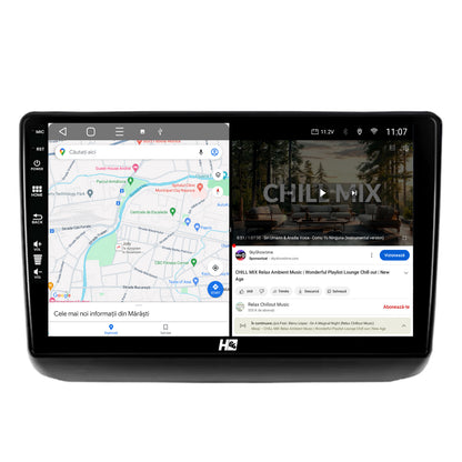 Navigatie HUB64 Jeep Grand Cherokee (2013-2020), 4GB RAM, Android, GPS, Wi-FI, Carplay, Android Auto, USB, Bluetooth, Radio, Waze, Touchscreen, 9 inch