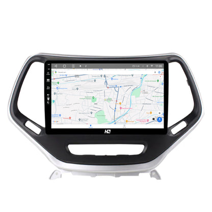 Navigatie HUB64 Jeep Grand Cherokee (2015+), 6GB RAM, Android, Octacore, Slot Sim 4G, DSP, GPS, Wi-FI, Carplay, Android Auto, USB, Bluetooth, Waze, Touchscreen, 10.1 Inch