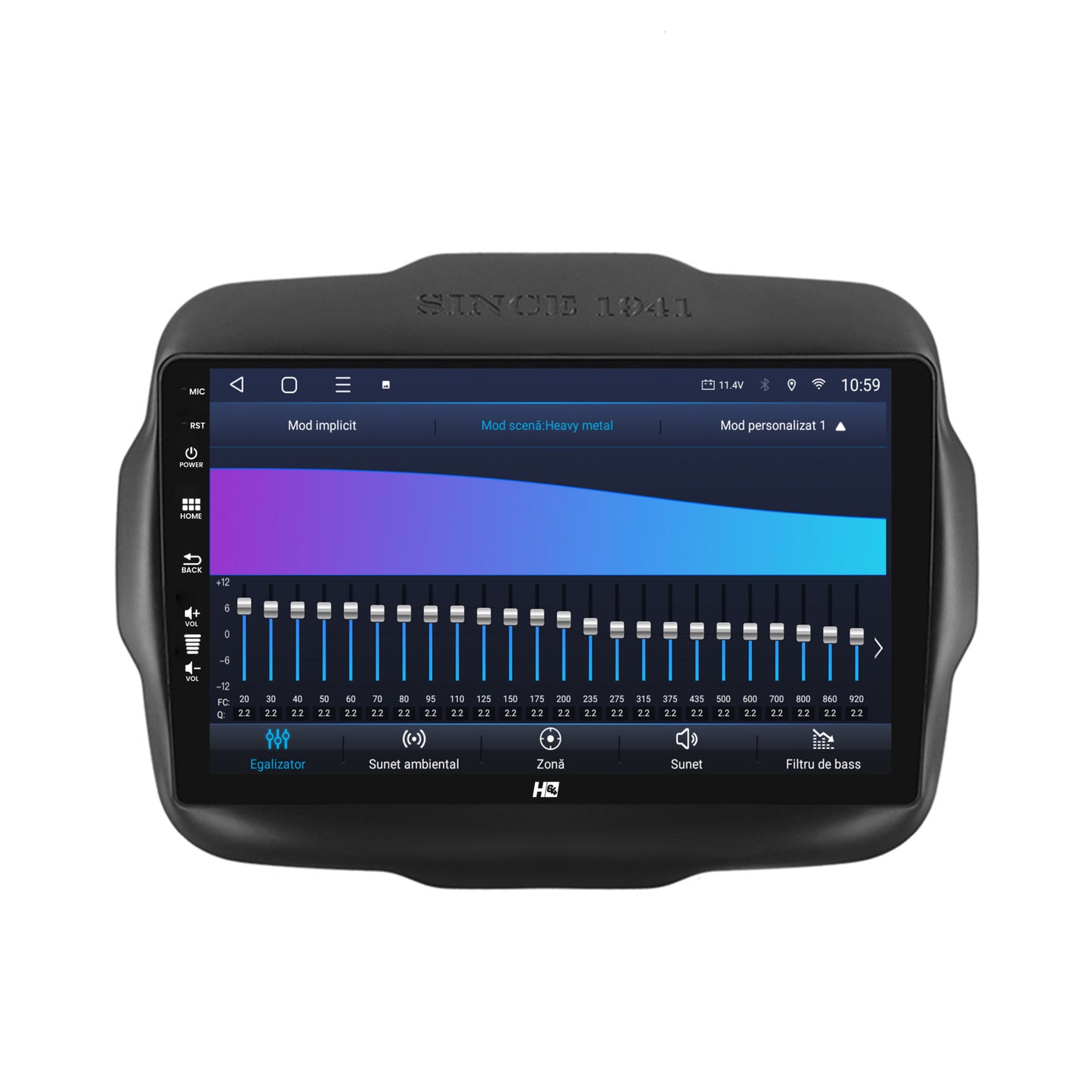 Navigatie HUB64 Jeep Renegade (2014-2018), 4GB RAM, Android, Octacore, Slot Sim 4G, DSP, GPS, Wi-FI, Carplay, Android Auto, USB, Bluetooth, Waze, Touchscreen, 9 inch