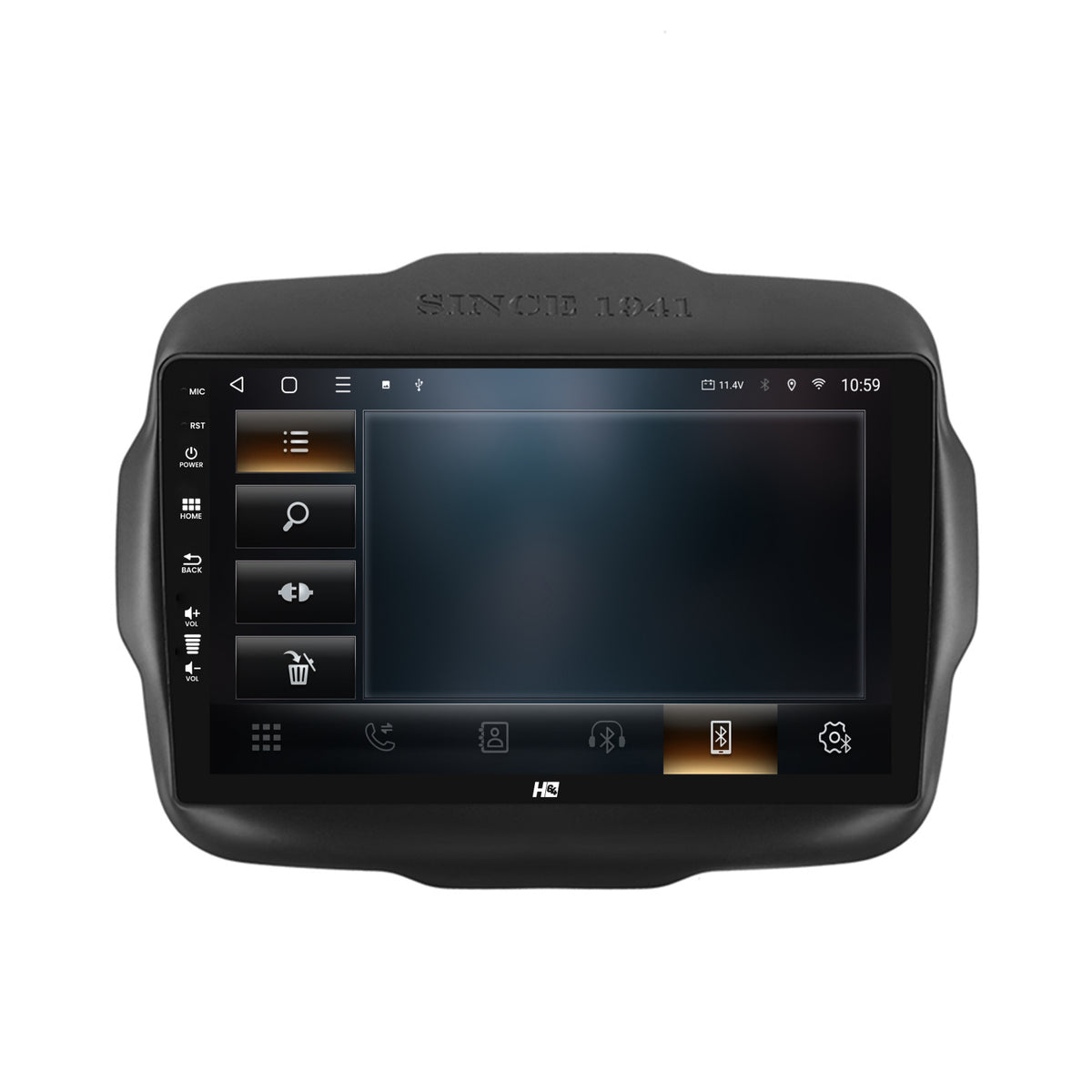 Navigatie HUB64 Jeep Renegade (2014-2018), 6GB RAM, Android, Octacore, Slot Sim 4G, DSP, GPS, Wi-FI, Carplay, Android Auto, USB, Bluetooth, Waze, Touchscreen, 9 Inch
