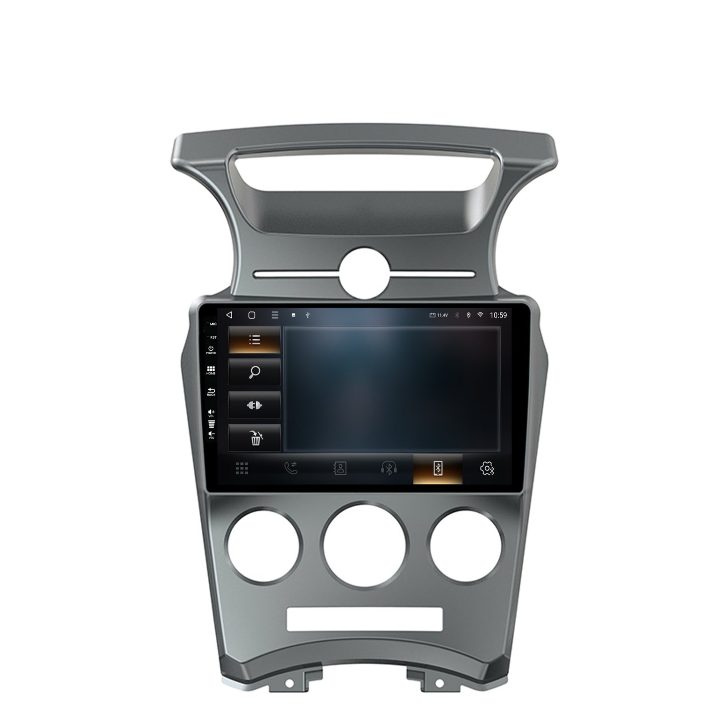 Navigatie HUB64 Kia Carens (2007-2011), 4GB RAM, Android, Octacore, Slot Sim 4G, DSP, GPS, Wi-FI, Carplay, Android Auto, USB, Bluetooth, Waze, Touchscreen, 9 inch