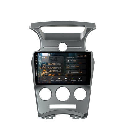 Navigatie HUB64 Kia Carens (2007-2011), 4GB RAM, Android, Quadcore, DSP, GPS, Wi-FI, Carplay, Android Auto, USB, Bluetooth, Waze, Touchscreen, 9 inch