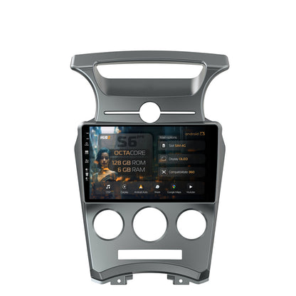 Navigatie HUB64 Kia Carens (2007-2011), 6GB RAM, Android, Octacore, Slot Sim 4G, DSP, GPS, Wi-FI, Carplay, Android Auto, USB, Bluetooth, Waze, Touchscreen, 9 inch
