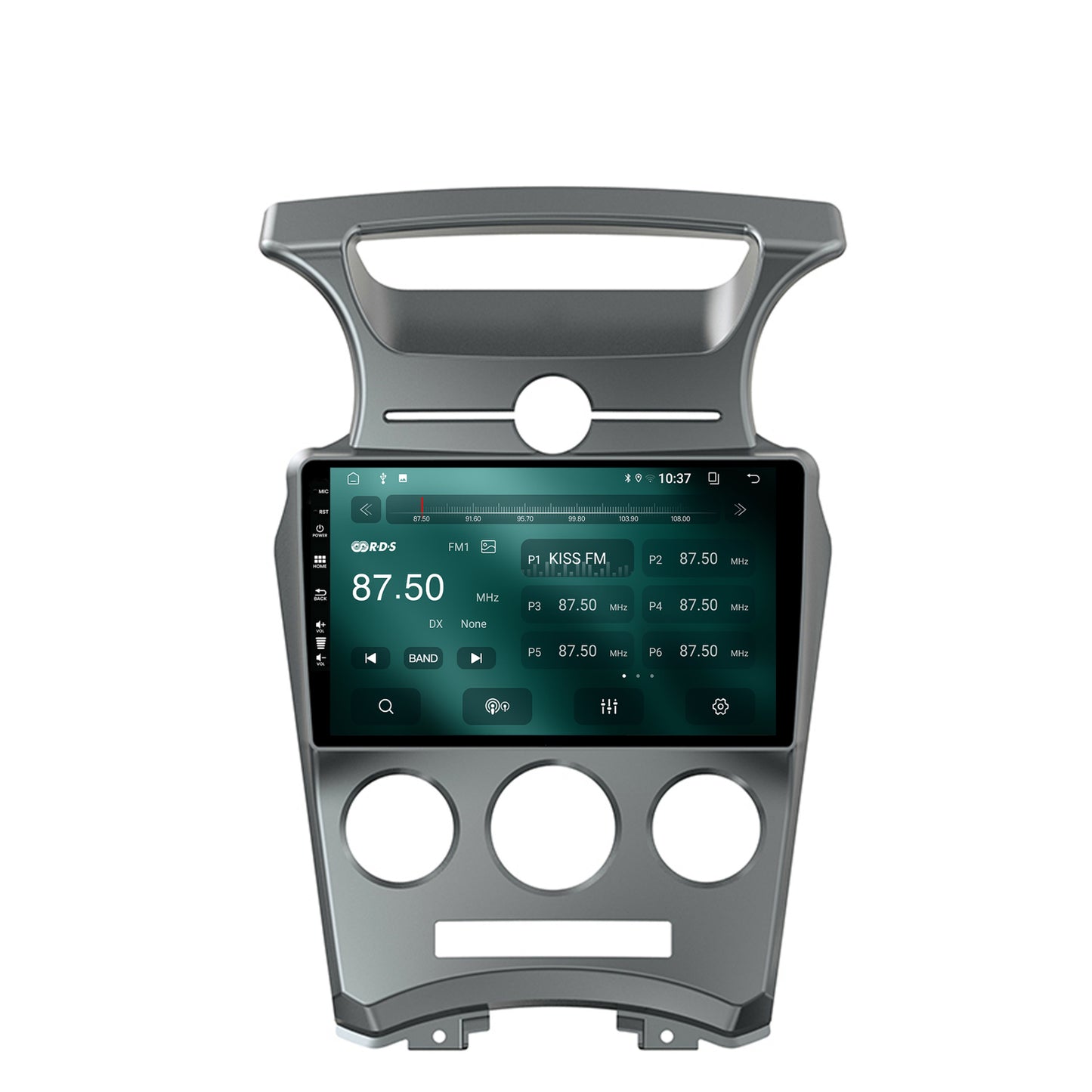 Navigatie HUB64 Kia Carens (2007-2011), 2GB RAM, Android, GPS, Wi-FI, Carplay, Android Auto, USB, Bluetooth, Radio, Waze, Touchscreen, 9 inch