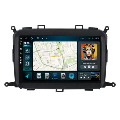 Navigatie HUB64 Kia Carens (2012-2017), 2GB RAM, Android, GPS, Wi-FI, Carplay, Android Auto, USB, Bluetooth, Radio, Waze, Touchscreen, 9 Inch