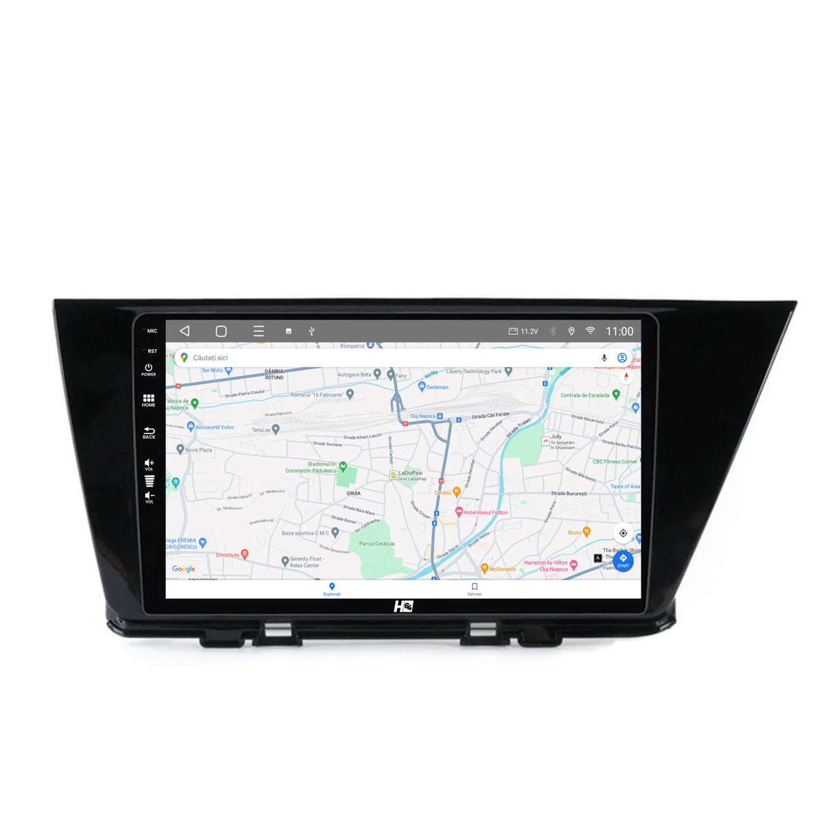 Navigatie HUB64 Kia Niro (2016+), 8GB RAM, Android, Octacore, Slot Sim 4G, DSP, GPS, Wi-FI, Carplay, Android Auto, USB, Bluetooth, Waze, Touchscreen, 9 Inch