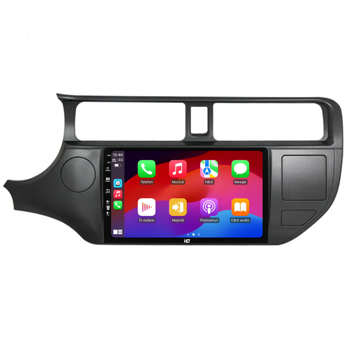 Navigatie HUB64 Kia Rio (2011-2014), 2GB RAM, Android, GPS, Wi-FI, Carplay, Android Auto, USB, Bluetooth, Radio, Waze, Touchscreen, 9 Inch