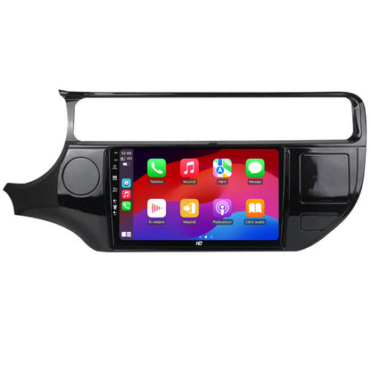 Navigatie HUB64 Kia Rio (2014-2017), 2GB RAM, Android, GPS, Wi-FI, Carplay, Android Auto, USB, Bluetooth, Radio, Waze, Touchscreen, 9 Inch