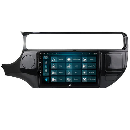 Navigatie HUB64 Kia Rio (2014-2017), 8GB RAM, Android, Octacore, Slot Sim 4G, DSP, GPS, Wi-FI, Carplay, Android Auto, USB, Bluetooth, Waze, Touchscreen, 9 Inch