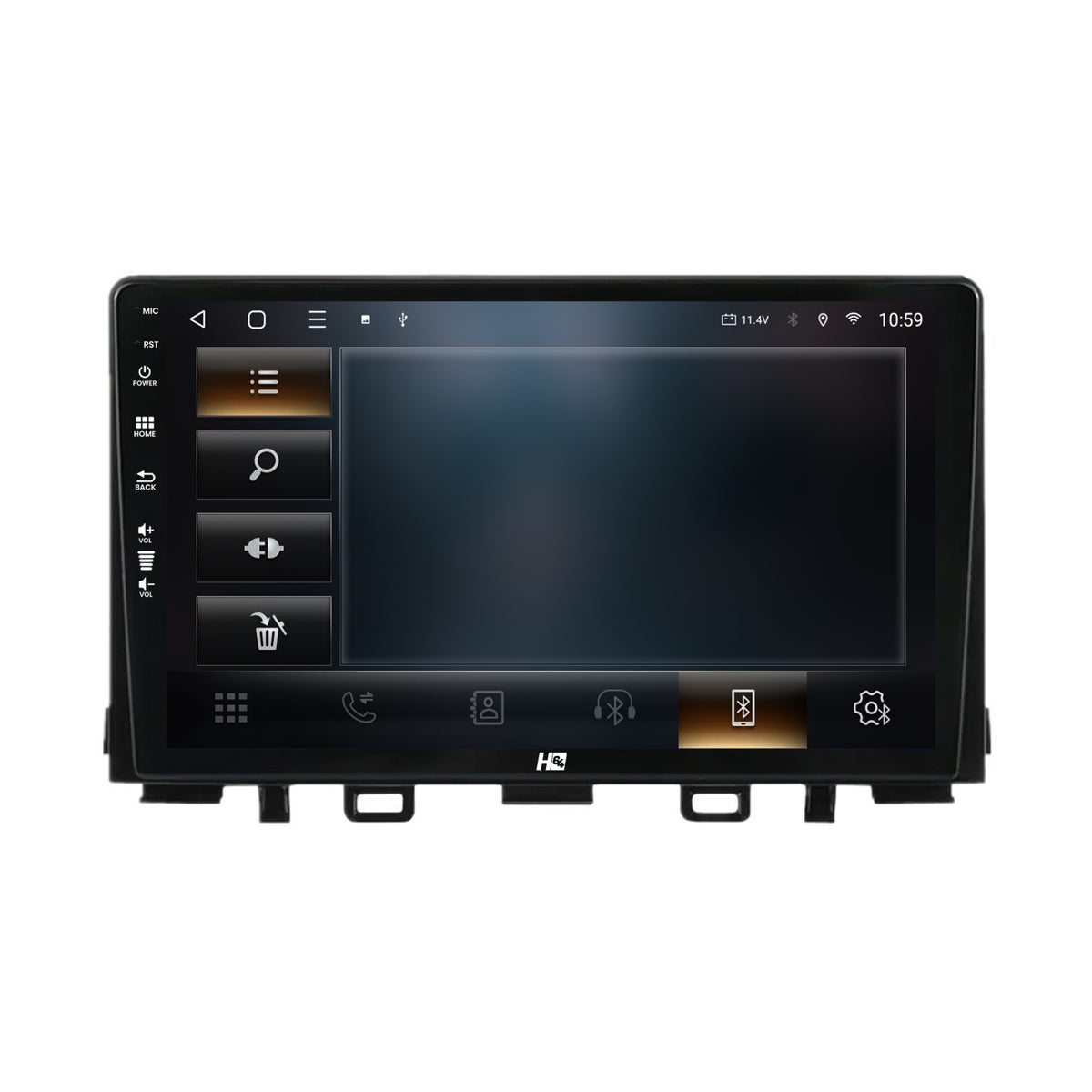 Navigatie HUB64 Kia Rio (2017-2024), 4GB RAM, Android, Quadcore, DSP, GPS, Wi-FI, Carplay, Android Auto, USB, Bluetooth, Waze, Touchscreen, 9 Inch