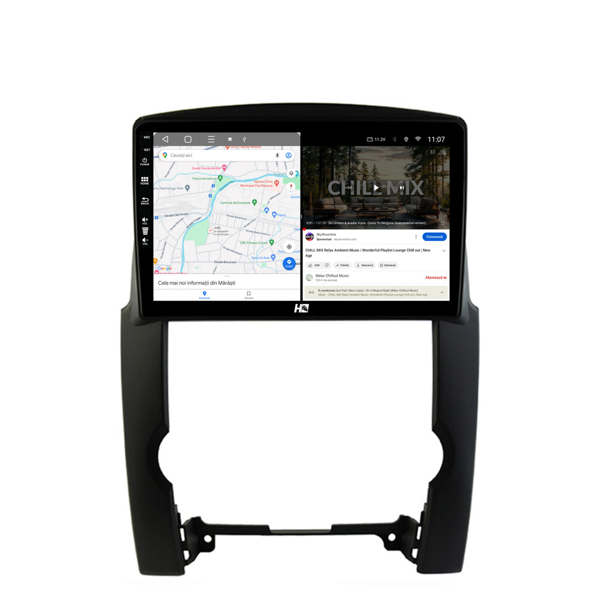Navigatie HUB64 Kia Sorento (2009-2013), 4GB RAM, Android, Octacore, Slot Sim 4G, DSP, GPS, Wi-FI, Carplay, Android Auto, USB, Bluetooth, Waze, Touchscreen, 10.1 Inch