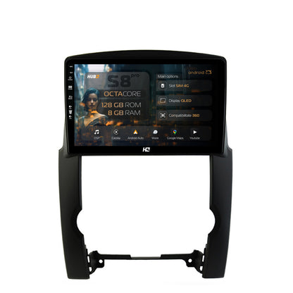 Navigatie HUB64 Kia Sorento (2009-2013), 8GB RAM, Android, Octacore, Slot Sim 4G, DSP, GPS, Wi-FI, Carplay, Android Auto, USB, Bluetooth, Waze, Touchscreen, 10.1 Inch