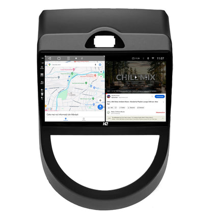 Navigatie HUB64 Kia Soul (2009-2013), 4GB RAM, Android, Quadcore, DSP, GPS, Wi-FI, Carplay, Android Auto, USB, Bluetooth, Waze, Touchscreen, 9 inch