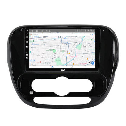 Navigatie HUB64 Kia Soul (2014-2019), 4GB RAM, Android, Quadcore, DSP, GPS, Wi-FI, Carplay, Android Auto, USB, Bluetooth, Waze, Touchscreen, 9 inch