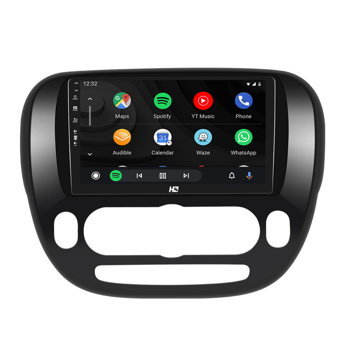 Navigatie HUB64 Kia Soul (2014-2019), 4GB RAM, Android, Quadcore, DSP, GPS, Wi-FI, Carplay, Android Auto, USB, Bluetooth, Waze, Touchscreen, 9 inch