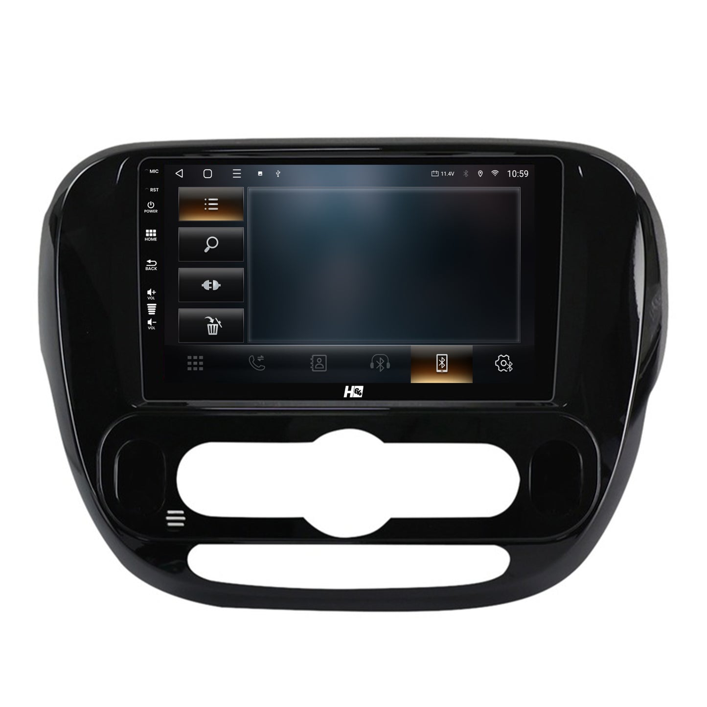 Navigatie HUB64 Kia Soul (2014-2019), 4GB RAM, Android, Quadcore, DSP, GPS, Wi-FI, Carplay, Android Auto, USB, Bluetooth, Waze, Touchscreen, 9 inch