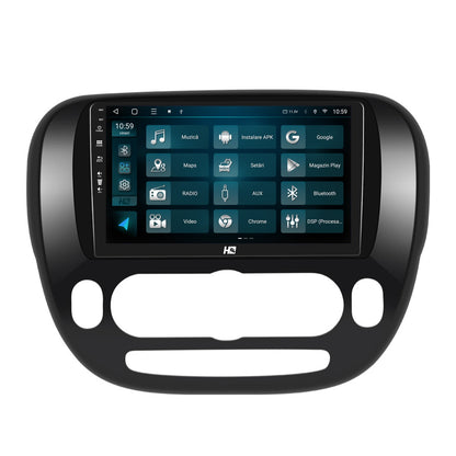 Navigatie HUB64 Kia Soul (2014-2019), 6GB RAM, Android, Octacore, Slot Sim 4G, DSP, GPS, Wi-FI, Carplay, Android Auto, USB, Bluetooth, Waze, Touchscreen, 9 Inch