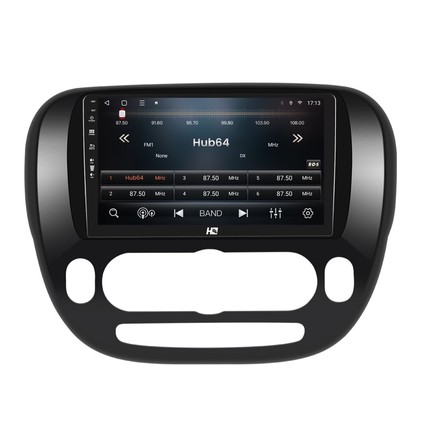 Navigatie HUB64 Kia Soul (2014-2019), 6GB RAM, Android, Octacore, Slot Sim 4G, DSP, GPS, Wi-FI, Carplay, Android Auto, USB, Bluetooth, Waze, Touchscreen, 9 Inch