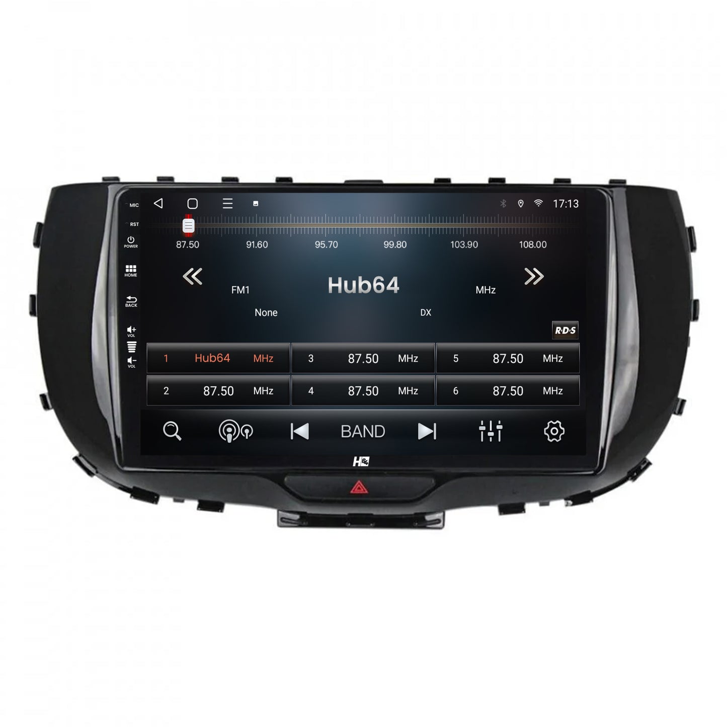 Navigatie HUB64 Kia Soul (2019+), 2GB RAM, Android, GPS, Wi-FI, Carplay, Android Auto, USB, Bluetooth, Radio, Waze, Touchscreen, 9 Inch