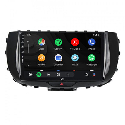 Navigatie HUB64 Kia Soul (2019+), 2GB RAM, Android, GPS, Wi-FI, Carplay, Android Auto, USB, Bluetooth, Radio, Waze, Touchscreen, 9 Inch