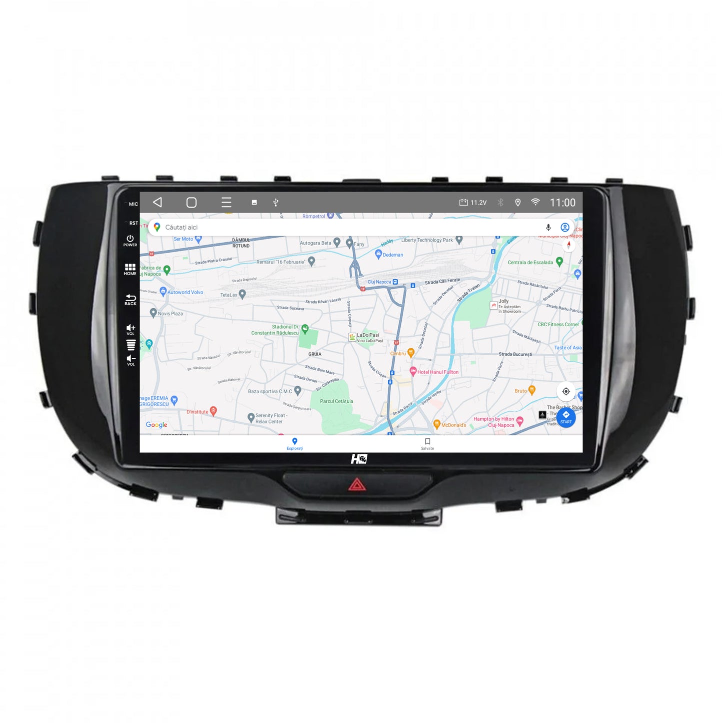 Navigatie HUB64 Kia Soul (2019+), 2GB RAM, Android, GPS, Wi-FI, Carplay, Android Auto, USB, Bluetooth, Radio, Waze, Touchscreen, 9 Inch